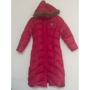 Pink Girls Jacket US polo